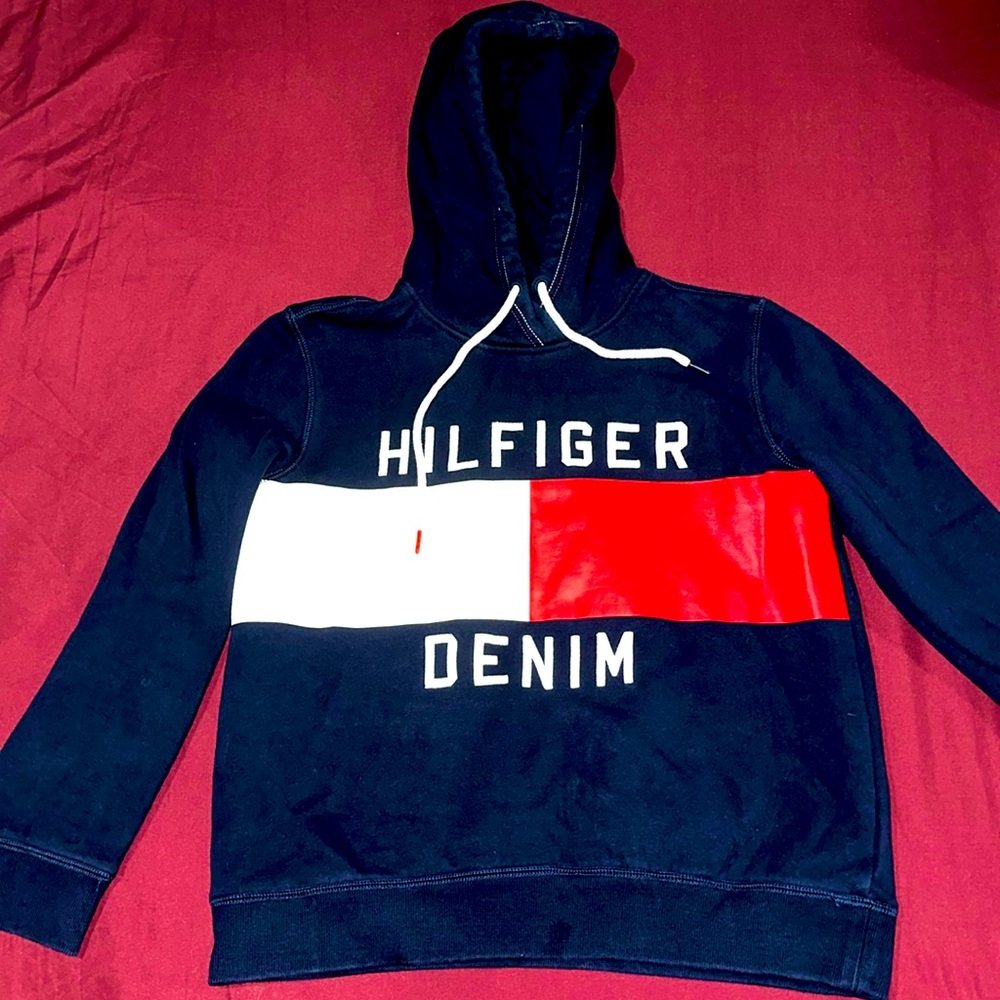 Unisex Navy Tommy Hilfiger Hoodie
